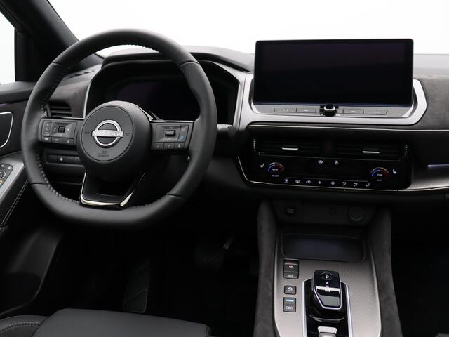 Nissan QASHQAI N-Design + Panoramisch glazen dak + Cold Pack e-Power | 12.3" TFT digitale cockpit | Audiosysteem met DAB, Apple Carplay & Android Auto, USB-aansluiting, stuurwielbediening en 6 luidsprekers | Blind Spot Warning & Intervention (BSW + BSI)