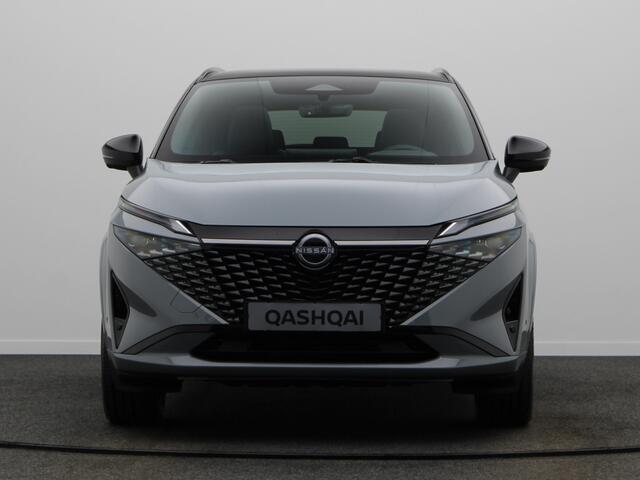 Nissan QASHQAI N-Design + Panoramisch glazen dak + Cold Pack e-Power | 12.3" TFT digitale cockpit | Audiosysteem met DAB, Apple Carplay & Android Auto, USB-aansluiting, stuurwielbediening en 6 luidsprekers | Blind Spot Warning & Intervention (BSW + BSI)