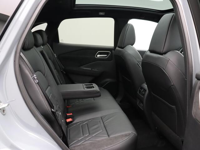 Nissan QASHQAI N-Design + Panoramisch glazen dak + Cold Pack e-Power | 12.3" TFT digitale cockpit | Audiosysteem met DAB, Apple Carplay & Android Auto, USB-aansluiting, stuurwielbediening en 6 luidsprekers | Blind Spot Warning & Intervention (BSW + BSI)
