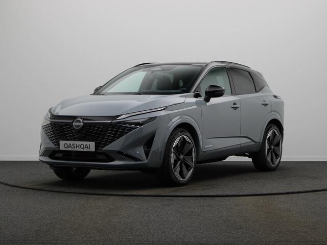 Nissan QASHQAI N-Design + Panoramisch glazen dak + Cold Pack e-Power | 12.3" TFT digitale cockpit | Audiosysteem met DAB, Apple Carplay & Android Auto, USB-aansluiting, stuurwielbediening en 6 luidsprekers | Blind Spot Warning & Intervention (BSW + BSI)