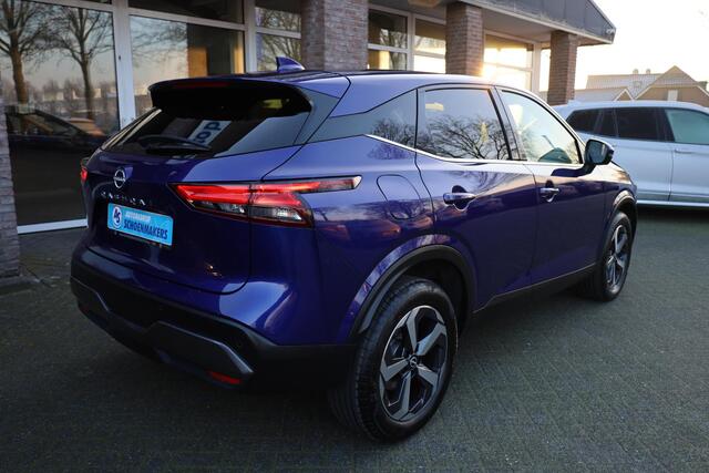 Nissan QASHQAI 1.3 MHEV Xtronic N-Connecta CARPLAY 360-CAMERA RUIT/STUUR/STOELVERWARMING DAB 18"LMV 2xKEYLESS DODEHOEK/VERKEERSBORDDETECTIE ENZ.