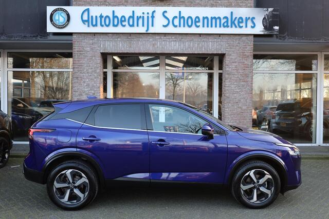 Nissan QASHQAI 1.3 MHEV Xtronic N-Connecta CARPLAY 360-CAMERA RUIT/STUUR/STOELVERWARMING DAB 18"LMV 2xKEYLESS DODEHOEK/VERKEERSBORDDETECTIE ENZ.