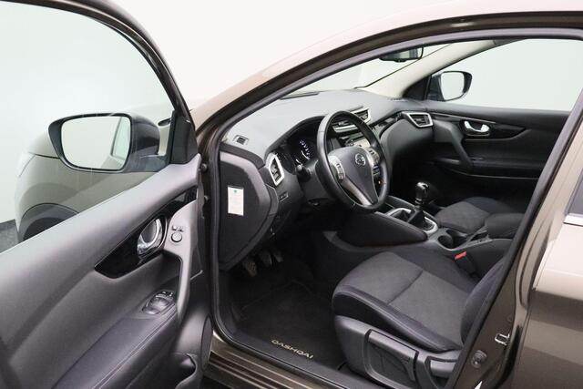 Nissan QASHQAI 1.2 N-Vision 2017 Navigatie | Camera | Bluetooth | Climate control | Cruise control | Trekhaak | LED | PDC | Elektrische ramen + spiegels | Lichtmetaal | Stoelverwarming |