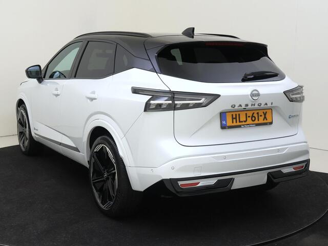 Nissan QASHQAI 1.5 e-Power N-Design | Panorama-dak | 360 Camera | Stoelverwarming | Lederen/alcantara bekleding | Adaptive Cruise Control | Navigatie