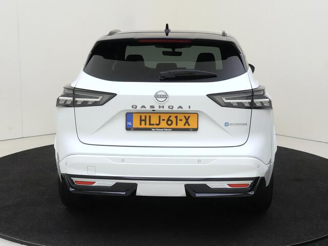 Nissan QASHQAI 1.5 e-Power N-Design | Panorama-dak | 360 Camera | Stoelverwarming | Lederen/alcantara bekleding | Adaptive Cruise Control | Navigatie