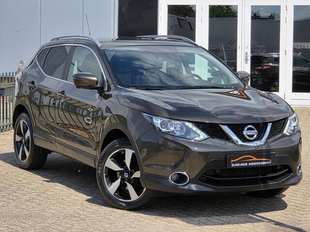 Nissan QASHQAI 1.2 N-Connecta PANORAMADAK|NAVIGATIE|XENON|360' CAMERA|GETINT GLAS|TREKHAAK|DEALER ONDERHOUDEN|1e EIGENAAR Maandag tot Vrijdag geopend van 09.00 tot 20.00 uur en Zaterdag van 09.00 tot 18.00 uur