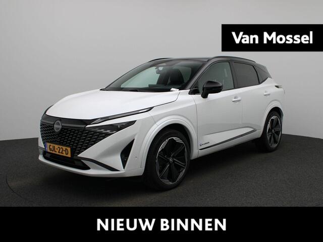 Nissan QASHQAI 1.5 e-Power N-Design | Stuur- voorruit- en stoelverwarming | Apple Carplay & Android Auto | 360 camera | Parkeersensoren | Two Tone | LMV | Google Maps NAVI | Leder | Cold Pack