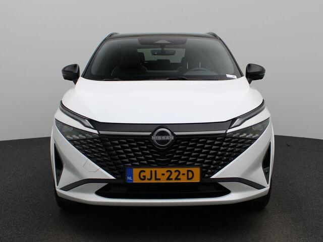 Nissan QASHQAI 1.5 e-Power N-Design | Stuur- voorruit- en stoelverwarming | Apple Carplay & Android Auto | 360 camera | Parkeersensoren | Two Tone | LMV | Google Maps NAVI | Leder | Cold Pack