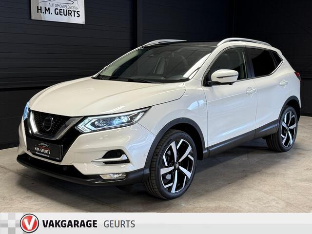 Nissan QASHQAI 1.3 DIG-T Tekna Pano 19Inch Navi 360Cam Cruise Zeer Compleet! Fully Serviced!