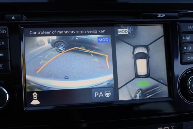 Nissan QASHQAI 1.2 Tekna + PANO 360-CAMERA TREKHAAK LEER RUIT/STOELVERW 19"LMV NAVI CRUISE 2xPDC 2xKEYLESS DODEHOEK NAP ENZ.