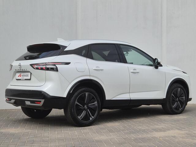 Nissan QASHQAI 1.3 MHEV Xtronic Tekna Automaat / Nieuw Model / Facelift / Cold Pack / HUD / Stuur-, Stoel en Voorruitverwarming / Trekgewicht 1800 kg / Rondomzicht camera / Adaptief CC / Apple Carplay Android Auto /