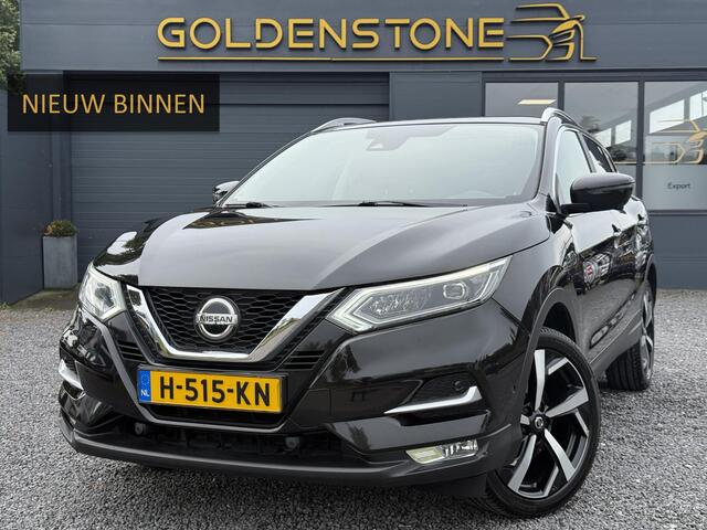 Nissan QASHQAI 1.3 DIG-T Tekna + 2e Eigenaar,Pano,Navi,Camera,Trekhaak,Stoelverwarming,Clima,Cruise,Pdc V+A,Keyless,Halfleder,Dealer Onderhouden,Apk tot 03-2026