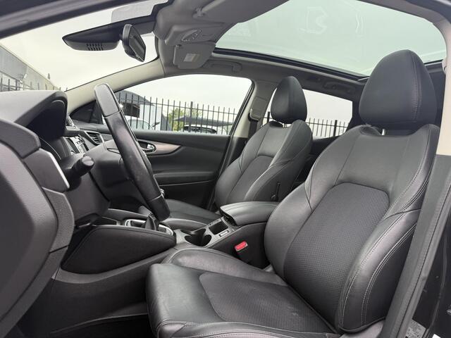 Nissan QASHQAI 1.3 DIG-T Tekna + 2e Eigenaar,Pano,Navi,Camera,Trekhaak,Stoelverwarming,Clima,Cruise,Pdc V+A,Keyless,Halfleder,Dealer Onderhouden,Apk tot 03-2026