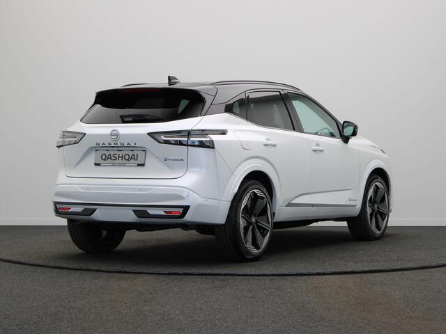 Nissan QASHQAI N-Design + Panoramisch glazen dak + Cold Pack e-Power | 12.3" TFT digitale cockpit | Audiosysteem met DAB, Apple Carplay & Android Auto, USB-aansluiting, stuurwielbediening en 6 luidsprekers | Blind Spot Warning & Intervention (BSW + BSI)