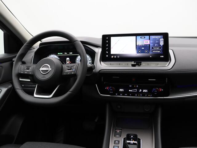 Nissan QASHQAI N-Connecta + Panoramisch glazen dak + Cold Pack e-Power | 12.3" TFT digitale cockpit | Audiosysteem met DAB, Apple Carplay & Android Auto, USB-aansluiting, stuurwielbediening en 6 luidsprekers | Blind Spot Warning & Intervention (BSW + BSI)