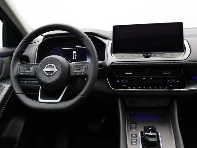 Nissan QASHQAI N-Connecta + Panoramisch glazen dak + Cold Pack e-Power | 12.3" TFT digitale cockpit | Audiosysteem met DAB, Apple Carplay & Android Auto, USB-aansluiting, stuurwielbediening en 6 luidsprekers | Blind Spot Warning & Intervention (BSW + BSI)