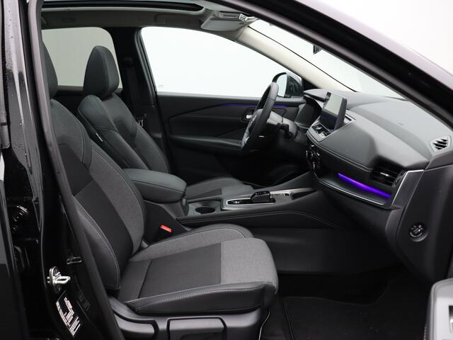 Nissan QASHQAI N-Connecta + Panoramisch glazen dak + Cold Pack e-Power | 12.3" TFT digitale cockpit | Audiosysteem met DAB, Apple Carplay & Android Auto, USB-aansluiting, stuurwielbediening en 6 luidsprekers | Blind Spot Warning & Intervention (BSW + BSI)