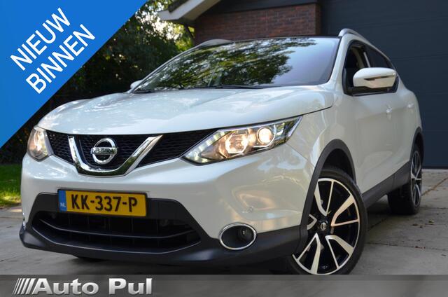 Nissan QASHQAI 1.2 N-Connecta Navi/Pdc/Ecc/Panoramadak/360 graden camera/Trekhaak/Extra getint glas