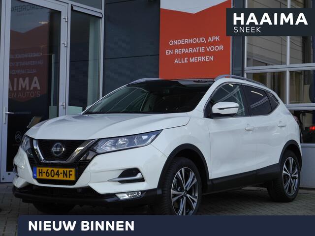 Nissan QASHQAI 1.2 N-Connecta | Panoramadak | Trekhaak | Parkeersensoren achter | Camera | Climate control | All season banden | Navigatie | Keyless entry & Start