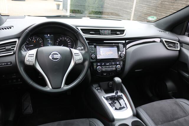 Nissan QASHQAI 1.2 Tekna Aut (112.925Km Orig NL! NAP! Panoramadak Leder Navi/360Camera Keyless 18InchLMV Pdc V+A PrivacyGlass)