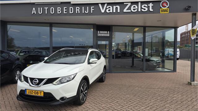 Nissan QASHQAI 1.2 Tekna |Automaat l 360º Camera | Panoramadak l Stoelverwarming l Navi l Achteruitrijcamera l BOVAG Garantie