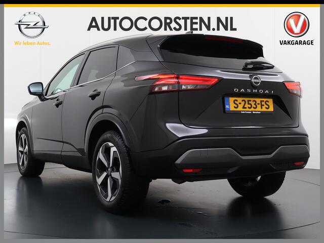 Nissan QASHQAI AUT T 158PK MHEV N-Connecta Pano-dak 360°Camera Adaptieve Cruise Hybrid Apple Carplay Android Auto Navi Ecc Pdc DAB Lmv Led Bluetooth Privacy Glas Wifi Xtronic N-Connecta Origineel Nederlandse Auto Nieuwprijs van ¤44.540,-