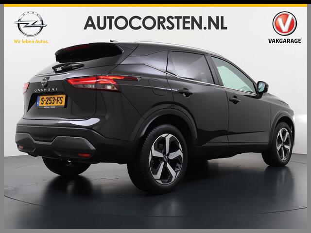 Nissan QASHQAI AUT T 158PK MHEV N-Connecta Pano-dak 360°Camera Adaptieve Cruise Hybrid Apple Carplay Android Auto Navi Ecc Pdc DAB Lmv Led Bluetooth Privacy Glas Wifi Xtronic N-Connecta Origineel Nederlandse Auto Nieuwprijs van ¤44.540,-