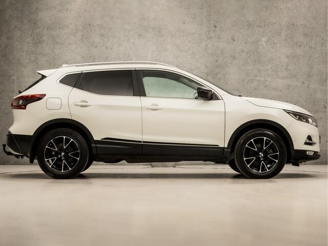 Nissan QASHQAI 1.2 Tekna Sport Automaat (PANORAMADAK, NAVIGATIE, 360 CAMERA, LEDER, STOELVERWARMING, LED KOPLAMPEN, KEYLESS, TREKHAAK, NIEUWE APK, NIEUWSTAAT)