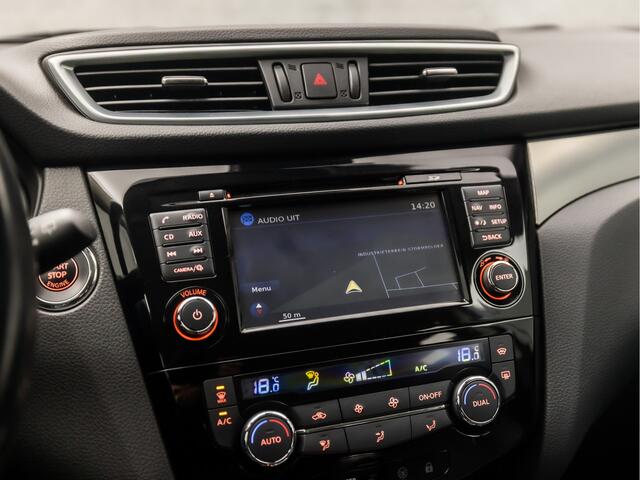 Nissan QASHQAI 1.2 Tekna Sport Automaat (PANORAMADAK, NAVIGATIE, 360 CAMERA, LEDER, STOELVERWARMING, LED KOPLAMPEN, KEYLESS, TREKHAAK, NIEUWE APK, NIEUWSTAAT)