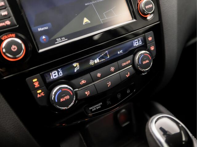 Nissan QASHQAI 1.2 Tekna Sport Automaat (PANORAMADAK, NAVIGATIE, 360 CAMERA, LEDER, STOELVERWARMING, LED KOPLAMPEN, KEYLESS, TREKHAAK, NIEUWE APK, NIEUWSTAAT)