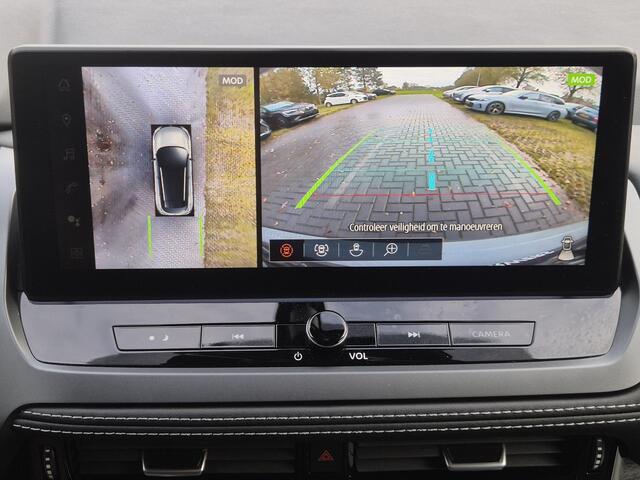 Nissan QASHQAI 1.3 MHEV Xtronic Tekna / Fabrieksgarantie tot 04-2028 / Nieuw Model / Facelift / Cold Pack / HUD / Trekgewicht 1800 kg / Stuur-, Stoel en Voorruit verwarming / Elektrische achterklep / Rondomzicht camera / Adaptief CC / Apple Carplay Android Auto /