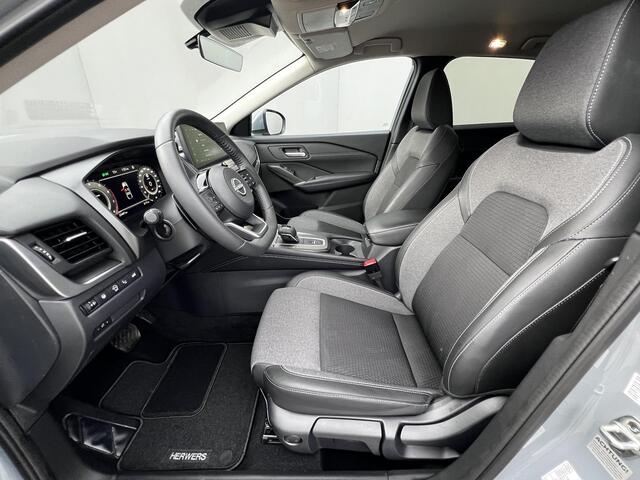 Nissan QASHQAI 1.3 MHEV Xtronic N-Connecta / Fabrieksgarantie tot 03-2028 < 100.000km ** / Facelift Nieuw Model / Cold Pack / HUD / Trekgewicht 1800 kg / Stuur-, Stoel en Voorruit verwarming / Elektrische achterklep / Camera 360° / Adaptief CC / Apple Carplay Android Au