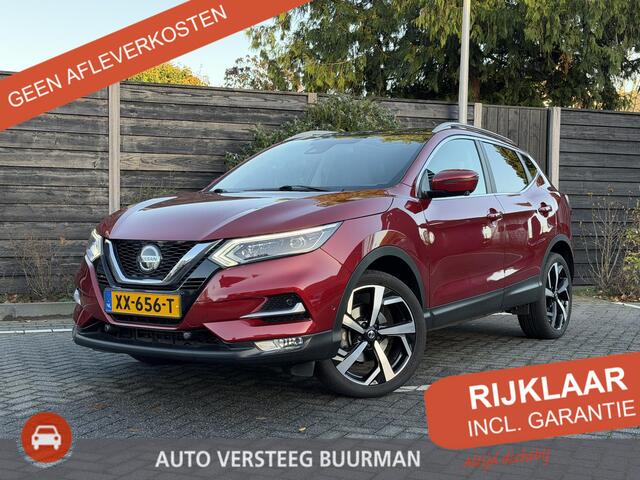 Nissan QASHQAI Tekna 1.3 DIG-T 160PK DCT7 Automaat Navigatie, Rondomzichtcamera, Keyless, Panoramadak, Stoelverwarming, Voorruitverwarming