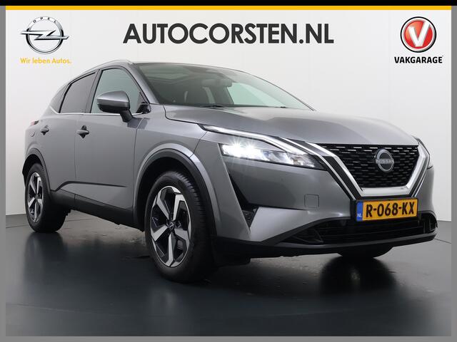 Nissan QASHQAI AUT T158PK MHEV Pano-dak 360°Camera Trekhaak N-Connecta Adaptieve Cruise Hybrid Apple Carplay Android Auto Navi Ecc Pdc DAB Lmv Led Bluetooth Privacy Glas Wifi Xtronic N-Connecta Origineel Nederlandse Auto ¤ 45.000 nieuw