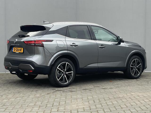 Nissan QASHQAI 1.3 MHEV Xtronic Tekna / Vaste Trekhaak 13-polig (Trekgewicht 1.800kg) / Panoramadak / HUD / Keyless Entry & Start / Apple Carplay & Android Auto / Adaptieve Cruise Control / Climate Control / 360° Camera / Navigatie full map / Elektrische Achterklep