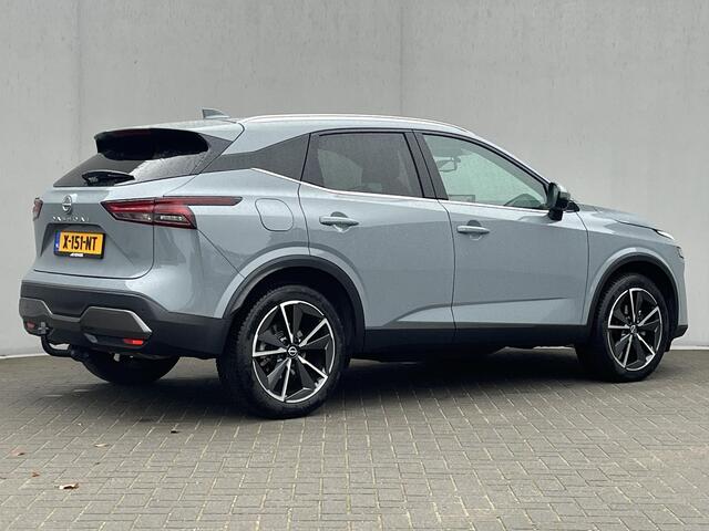 Nissan QASHQAI 1.3 MHEV Xtronic Tekna / Vaste Trekhaak 13-polig (Trekgewicht 1.800kg) / Stoel- en Stuurverwarming / Panoramadak / HUD / 360° Camera / Keyless Entry & Start / Apple Carplay & Android Auto / Navigatie full map / Adaptieve Cruise Control / Climate Control /