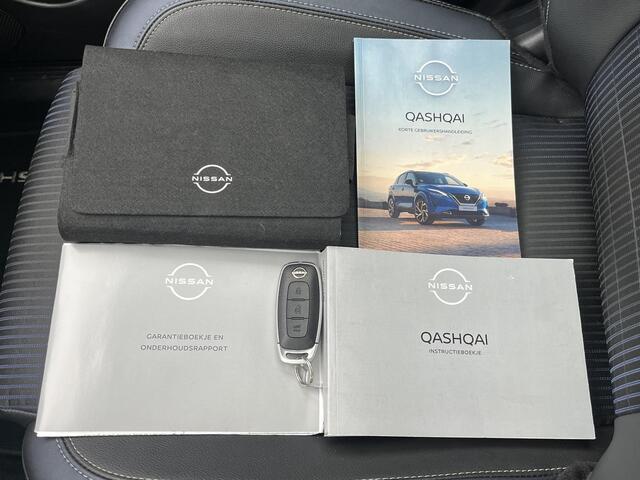 Nissan QASHQAI 1.3 MHEV Xtronic Tekna / Vaste Trekhaak 13-polig (Trekgewicht 1.800kg) / Stoel- en Stuurverwarming / Panoramadak / HUD / 360° Camera / Keyless Entry & Start / Apple Carplay & Android Auto / Navigatie full map / Adaptieve Cruise Control / Climate Control /
