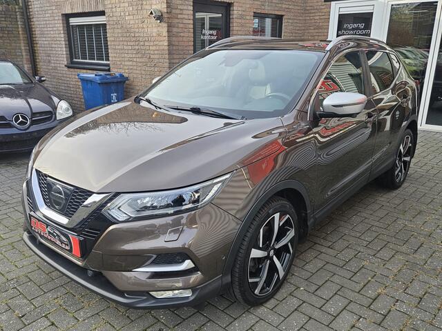 Nissan QASHQAI 1.2 Tekna + FULL OPTIONS AUTOMAAT AUTOMAAT TEKNA + *** PANORAMDAK-360 CAMERA-FULL LEDER-NAVIGATIE-19" SP.WIELEN-BOSE-TREKHAAK,FULL OPTIONS***