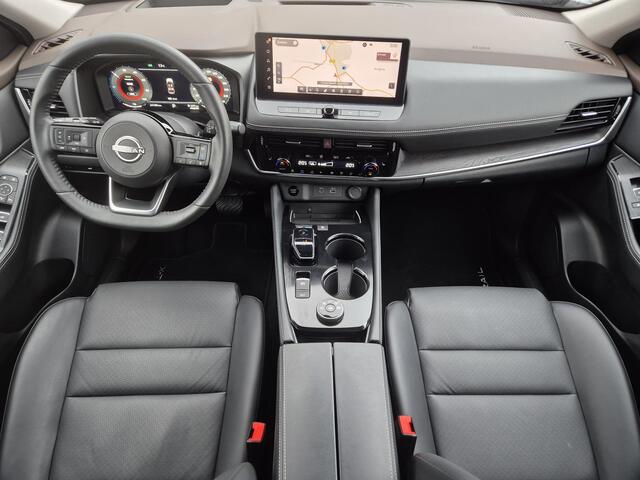 Nissan X-TRAIL 1.5 e-4orce Tekna 4WD Automaat / Fabrieksgarantie tot 06-2027 / Dealer onderhouden / Allseason banden / Trekgewicht 1800 kg / HUD / Elektrische achterklep / Stuur-, Stoel en Achterbank verwarming / Adaptief CC / Voorruit verwarming /