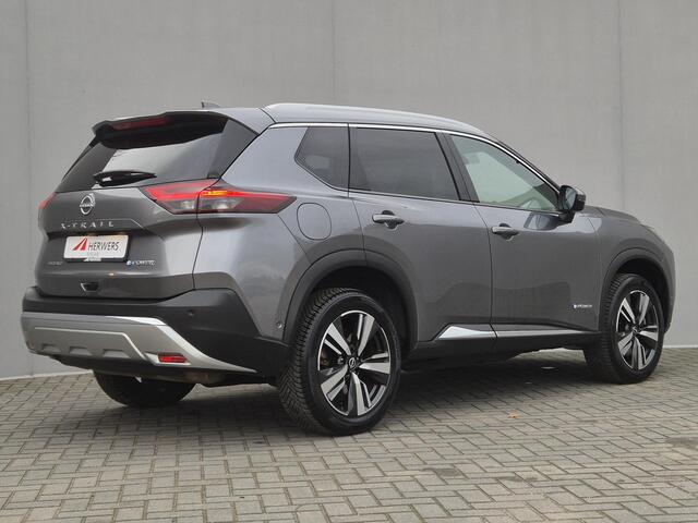 Nissan X-TRAIL 1.5 e-4orce Tekna 4WD Automaat / Fabrieksgarantie tot 06-2027 / Dealer onderhouden / Allseason banden / Trekgewicht 1800 kg / HUD / Elektrische achterklep / Stuur-, Stoel en Achterbank verwarming / Adaptief CC / Voorruit verwarming /