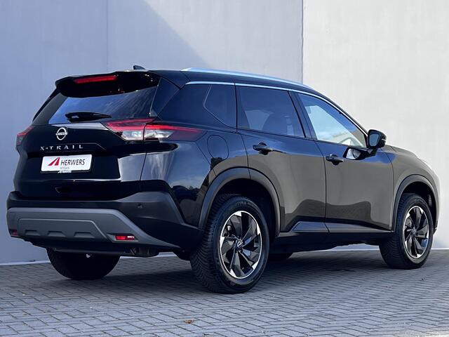 Nissan X-TRAIL 1.5 MHEV 163pk N-Connecta Automaat / Fabrieksgarantie to 04-2028 <100.000km** / Leder / Elektr. stoelen enk klep / Navigatie / Stuur-, stoel- en achterbankverwarming / Voorruitverwarming / HUD / Camera 360° / 18" LM wielen + All Season banden /
