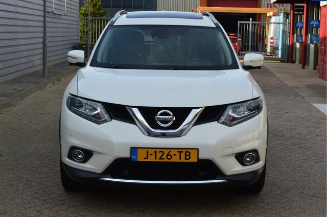 Nissan X-TRAIL 1.6 DIG-T Tekna O.a: Voll. Leder, Afn. trekhaak, Opendak Pano, All-season, Key-Less, Elektr. achterklep, All-in prijs!