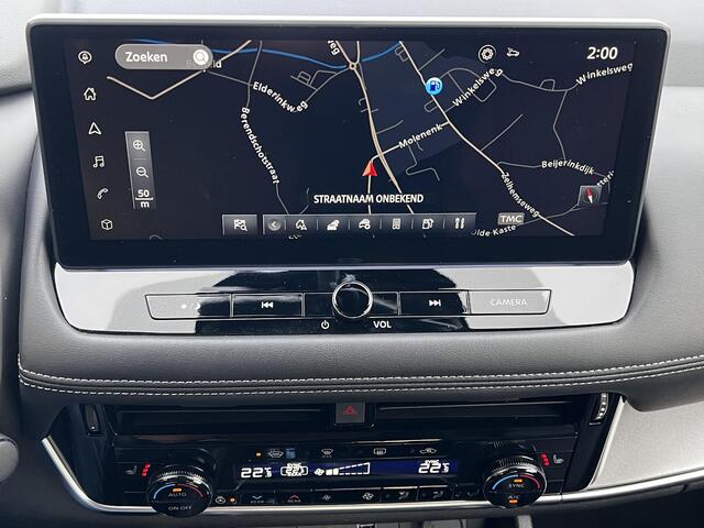 Nissan X-TRAIL 1.5 e-Power N-Connecta Automaat / Fabrieksgarantie tot 03-2028 ** < 100.000 km / Navigatie / Leder / Stuur-, stoel- en achterbankverwarming / Elektr. stoelen en klep / 18" LM wielen + All Season banden /
