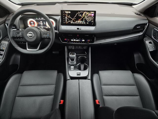 Nissan X-TRAIL 1.5 MHEV 163pk Tekna Automaat / Fabrieksgarantie tot 07-2027 / Dealer onderhouden / Allseason banden / Trekgewicht 2000 kg / HUD / Elektrische achterklep / Stuur-, Stoel en Achterbank verwarming / Rondomzicht camera /