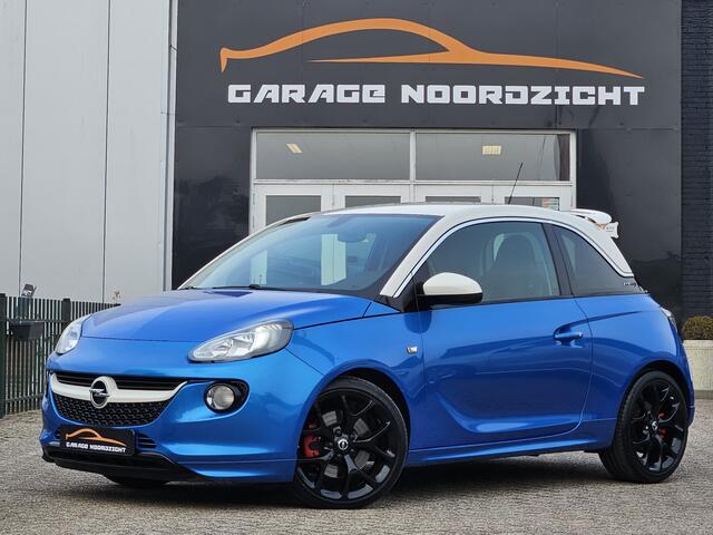 Opel ADAM 1.4 Turbo S 150PK LEDER RECARO SCHAALSTOELEN|CRUISE CONTROL|STOEL&STUURVERWARMING|GETINT GLAS|USB|BLUE TOOTH|18 INCH VELGEN Maandag tot Vrijdag van 09.00 tot 20.00 uur en Zaterdag van 09.00 tot 18.00 uur