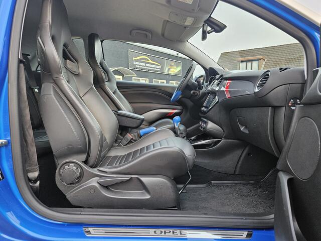 Opel ADAM 1.4 Turbo S 150PK LEDER RECARO SCHAALSTOELEN|CRUISE CONTROL|STOEL&STUURVERWARMING|GETINT GLAS|USB|BLUE TOOTH|18 INCH VELGEN Maandag tot Vrijdag van 09.00 tot 20.00 uur en Zaterdag van 09.00 tot 18.00 uur