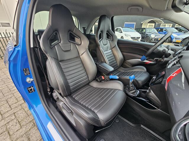 Opel ADAM 1.4 Turbo S 150PK LEDER RECARO SCHAALSTOELEN|CRUISE CONTROL|STOEL&STUURVERWARMING|GETINT GLAS|USB|BLUE TOOTH|18 INCH VELGEN Maandag tot Vrijdag van 09.00 tot 20.00 uur en Zaterdag van 09.00 tot 18.00 uur