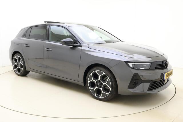 Opel ASTRA 1.2 Turbo Hybrid GS 145 PK Automaat | Navigatie | Panoramisch schuif/kanteldak | Stoel & Stuurverwarming | Climate control | Rondomzicht camera | Extra getint glas | 18" Lichtmetalen velgen