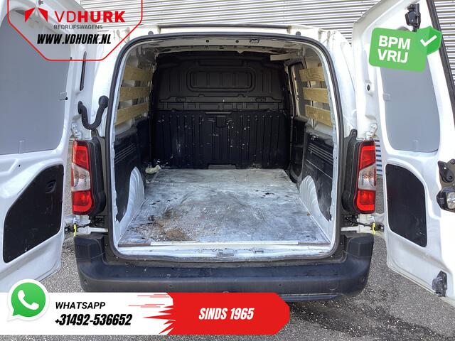 Opel COMBO 1.5CDTi 100 pk L2 BPM VRIJ! NL Auto/ Carplay/ Sidebars/ Cruise/ Airco/ Trekhaak