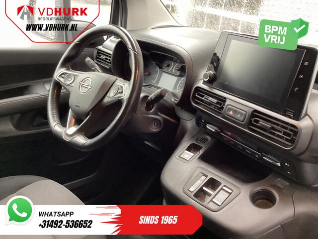 Opel COMBO Combo-e L2 50 kWh 135 pk 315km WLTP BPM VRIJ! Snellader/ Carplay/ Climate/ Imperiaal/ Cruise/ Head-up/ Stoel+Stuurverw./ Trekhaak